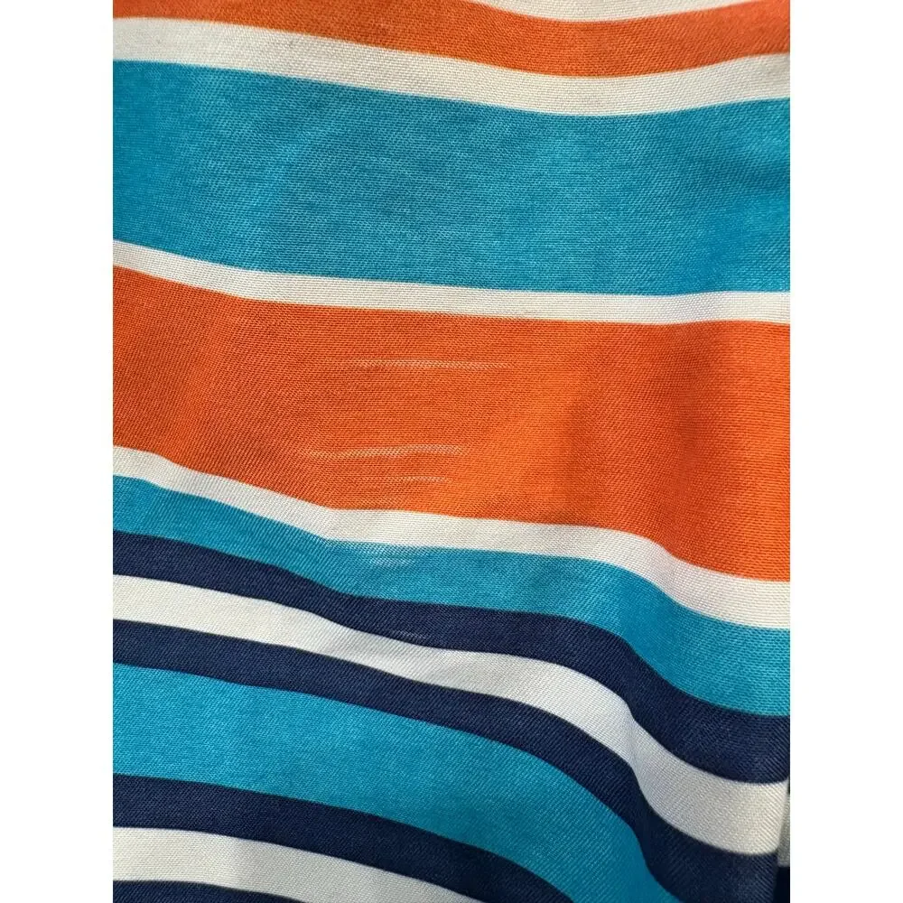 5/$10 Blue and Orange Striped Swim Trunks - Healthtex - 12mo